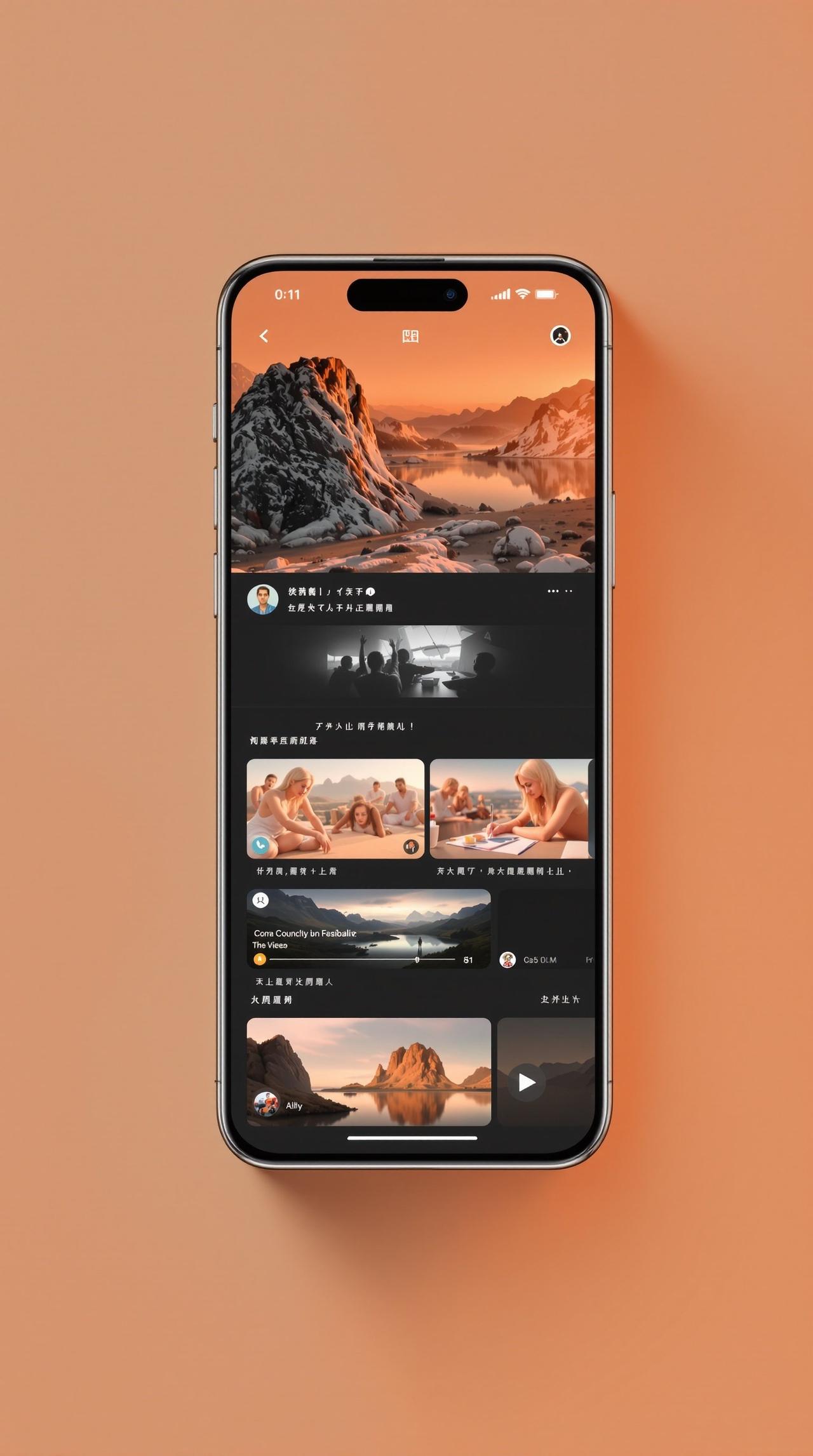 桔子影视APP - 发现页 桔子影视APP发现页