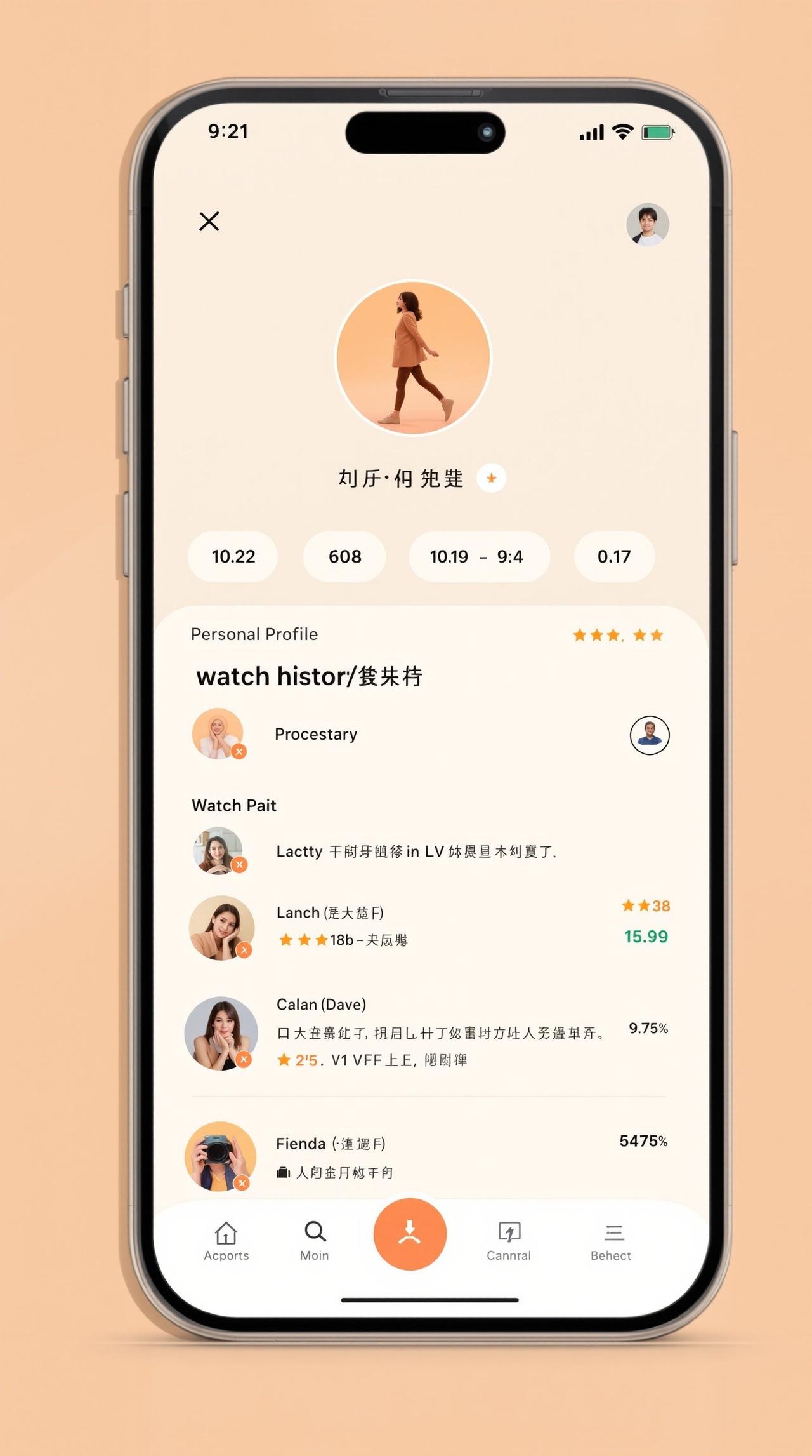 桔子影视APP - 个人中心 桔子影视APP个人中心